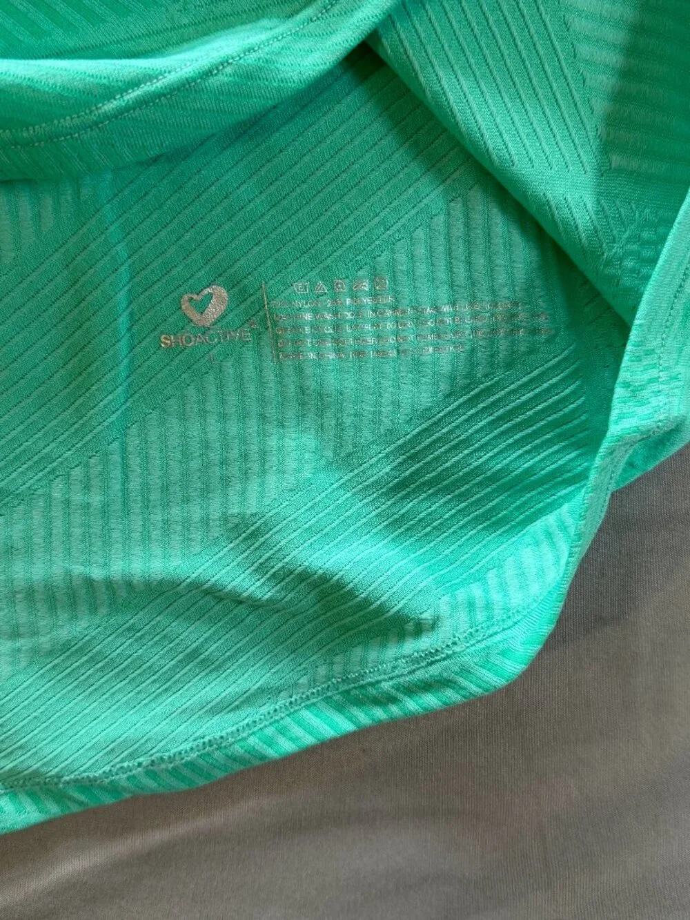 Shoactive Women's Racerback Athletic Flat Seam Tagless Tank Top Mint Green L